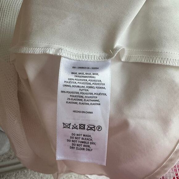 Anthropologie x Mare Mare Sabine Embroidered White Mini Dress size L - Picture 7 of 7